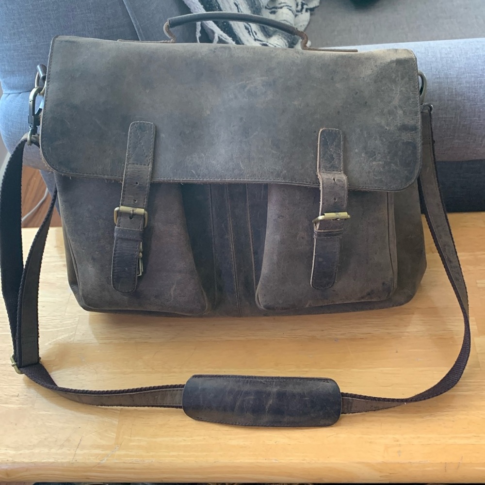Bison Leather briefcase